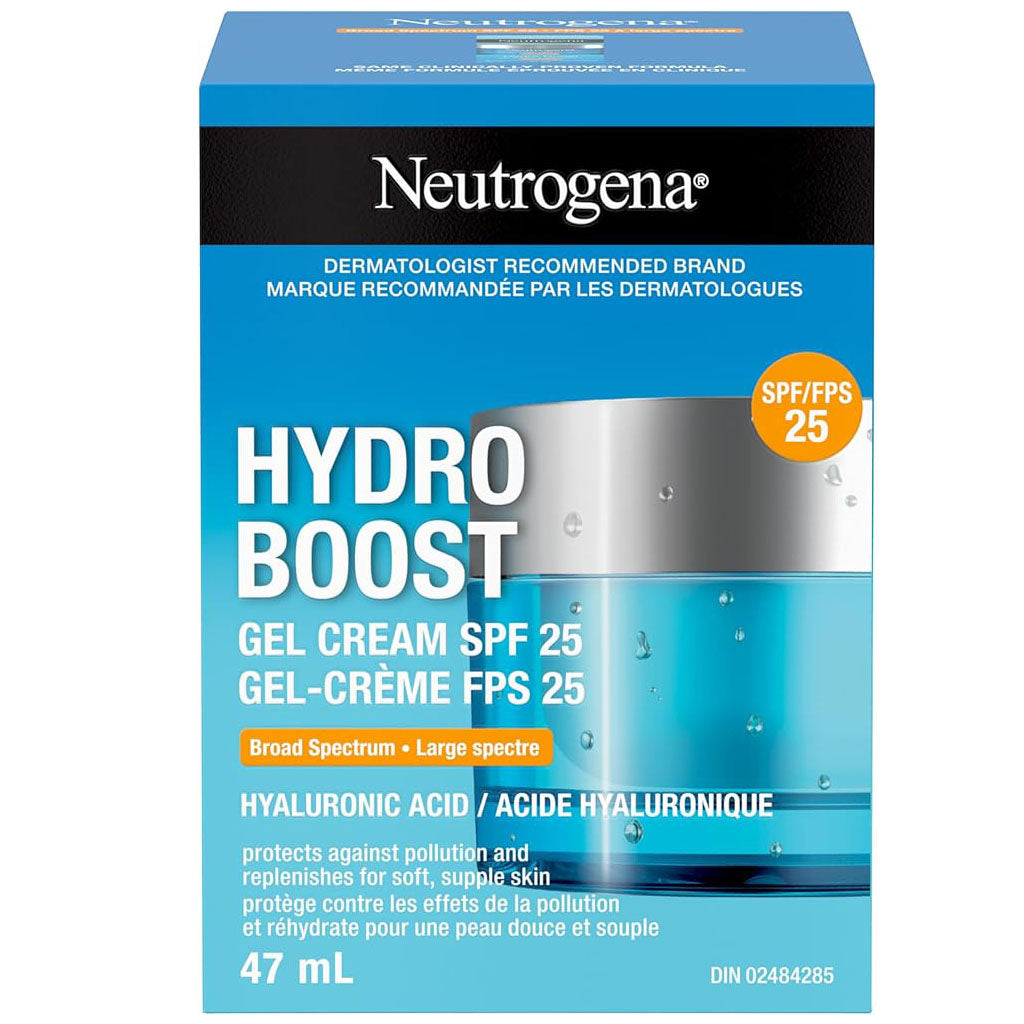 Neutrogena Hydro Boost Gel Cream with SPF 25 - Broad Spectrum UVA/UVB Protection & Hyaluronic Acid